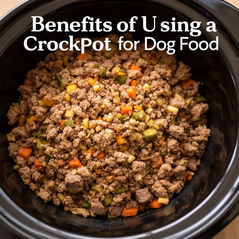 Delicious Crockpot Dog Food Recipes with Ground Beef