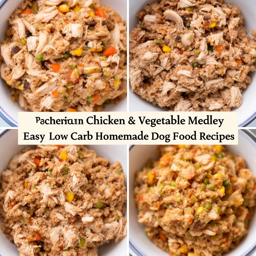 3 Easy Low Carb Homemade Dog Food Recipes
