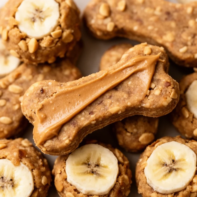 Peanut Butter Banana Dog Treats: A Delicious and Healthy Snack for Your Furry Friend!