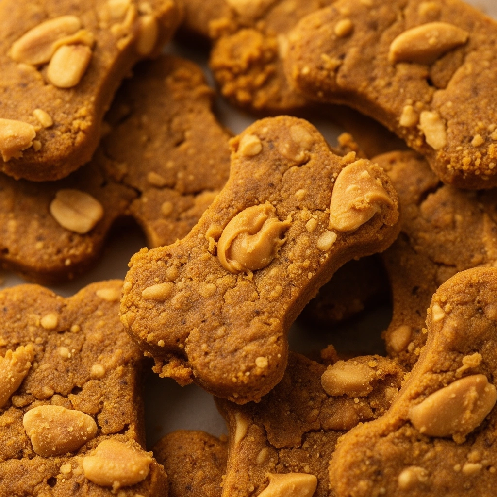 Peanut Butter Pumpkin Dog Treats illustration