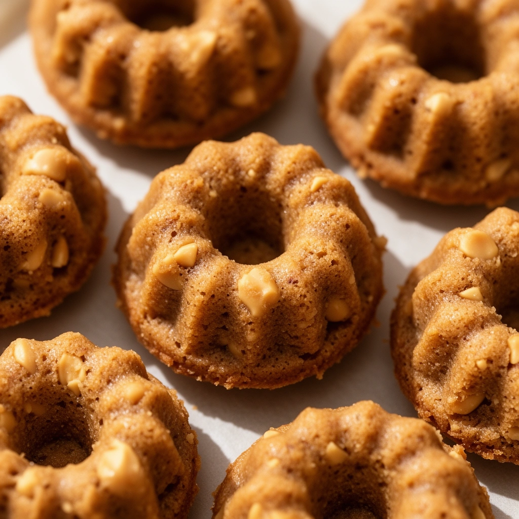 Mini Peanut Butter Bundt Cakes For Dogs illustration