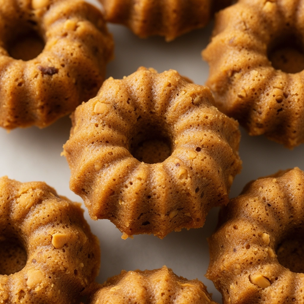 Mini Peanut Butter Bundt Cakes For Dogs illustration