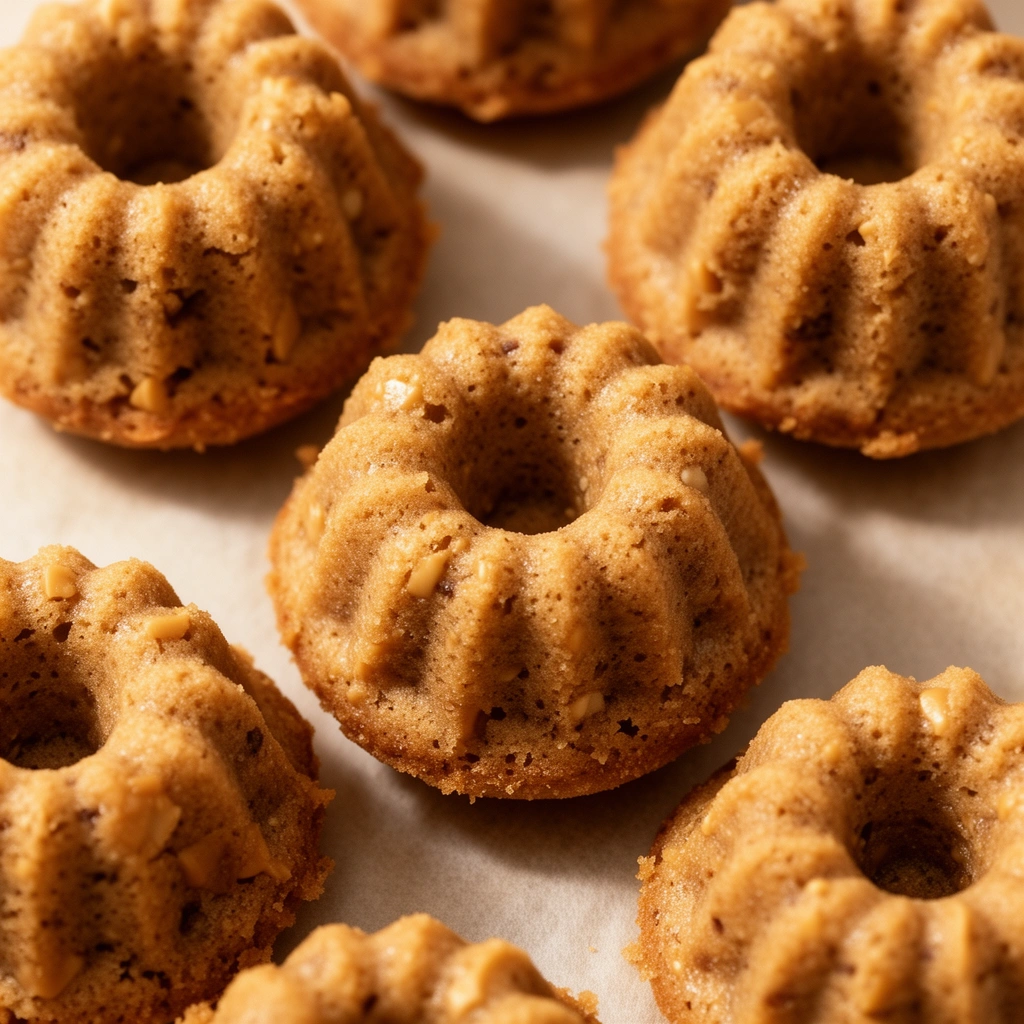 Mini Peanut Butter Bundt Cakes For Dogs illustration