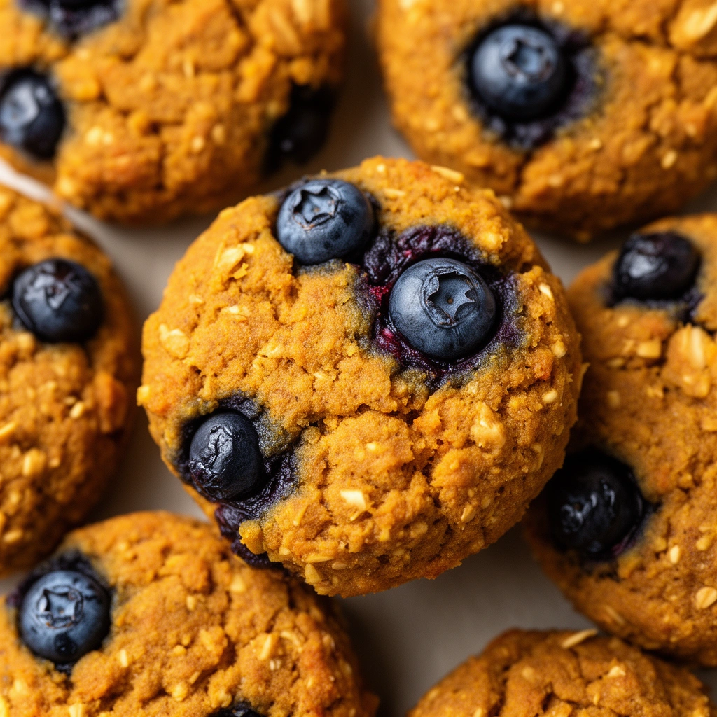 Pumpkin Blueberry Dog Treats illustration