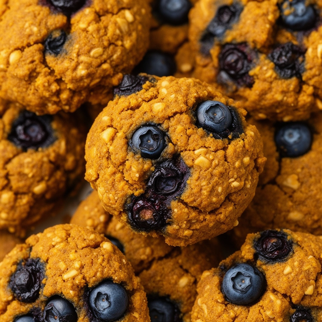 Pumpkin Blueberry Dog Treats illustration