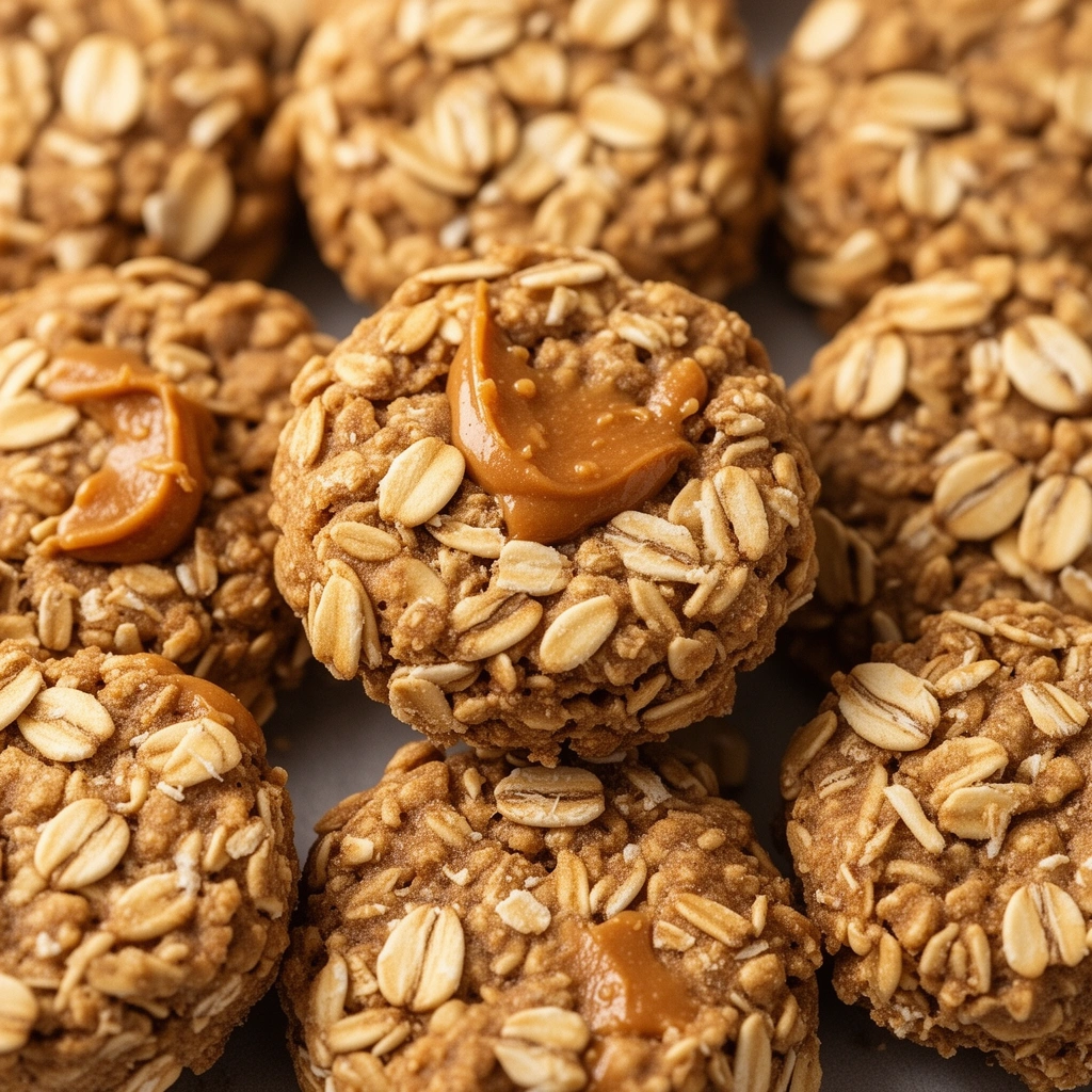 peanut butter oatmeal dog treats illustration