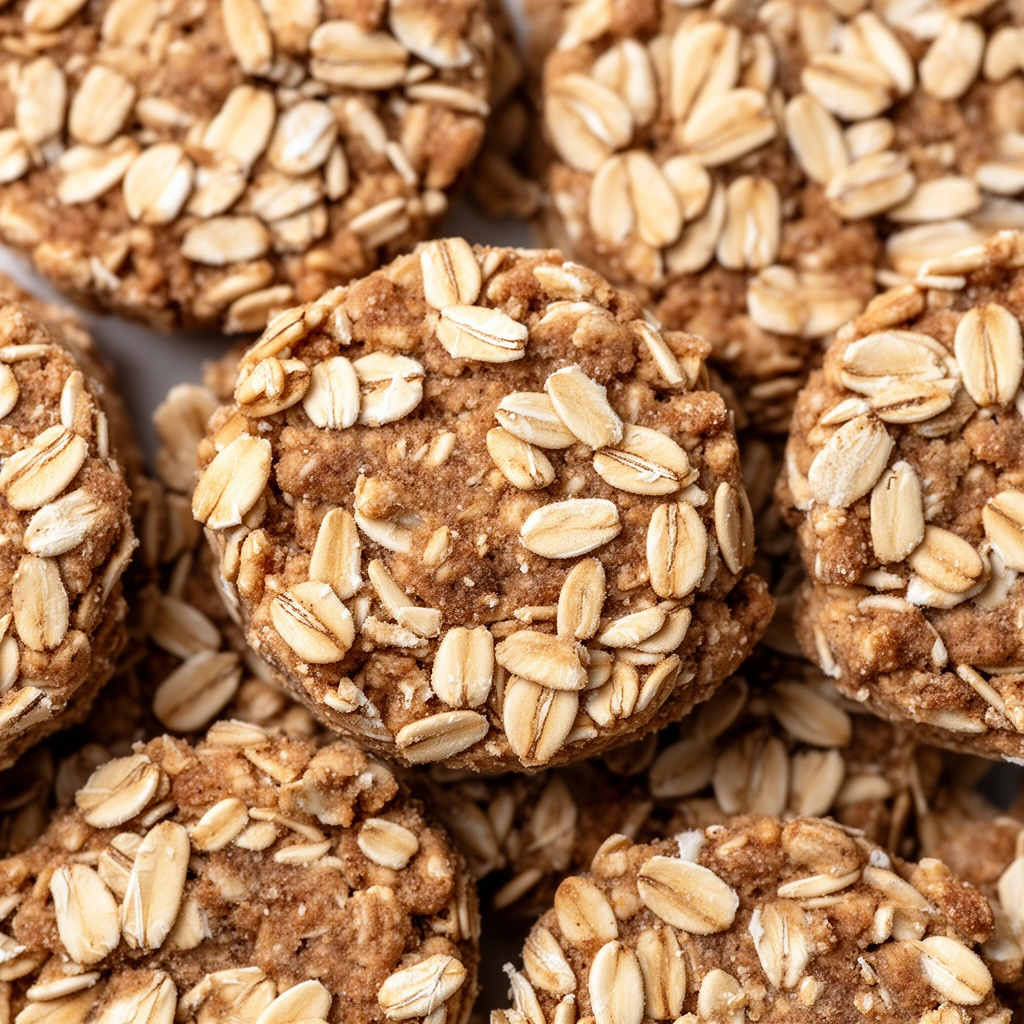 homemade dog treats with rolled oats illustration