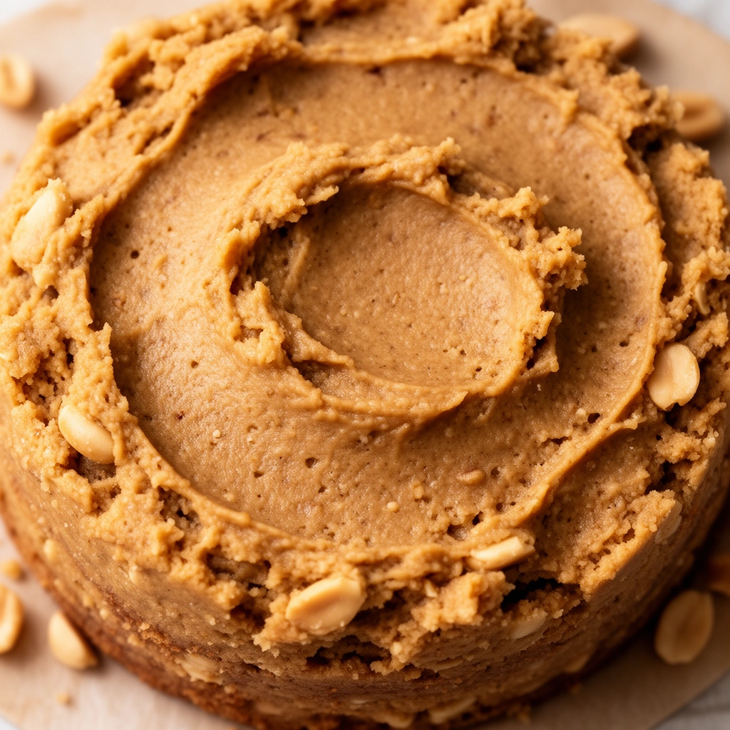 Homemade Peanut Butter Dog Cake illustration