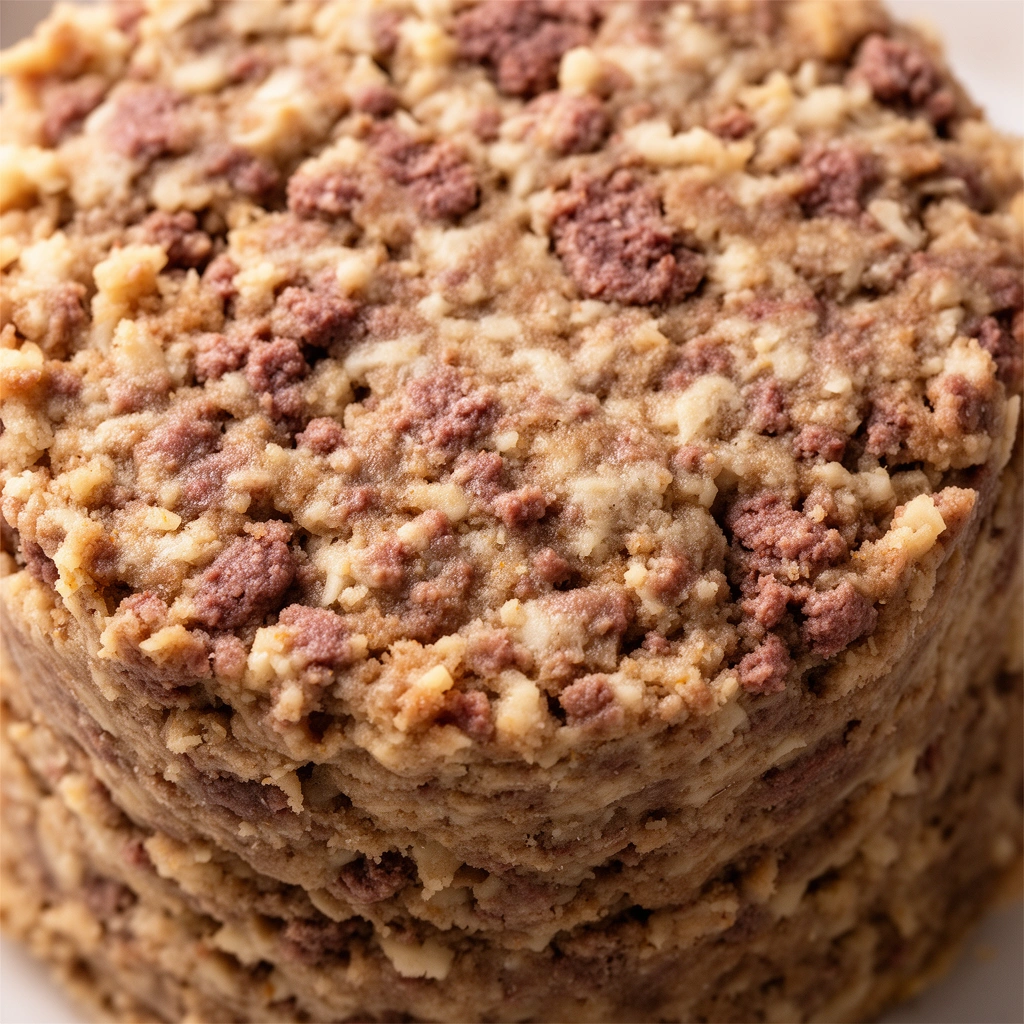 Homemade Dog Cake With Meat illustration