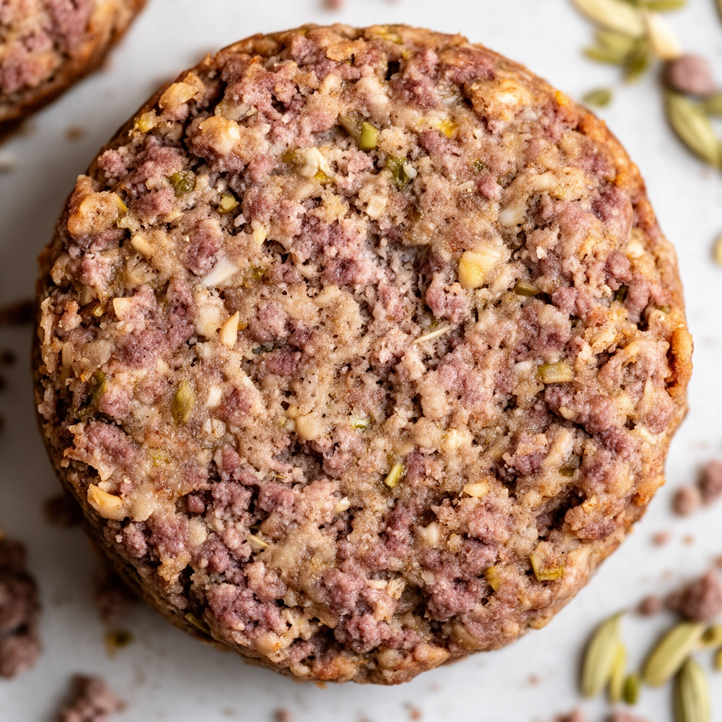 Homemade Dog Cake With Meat illustration