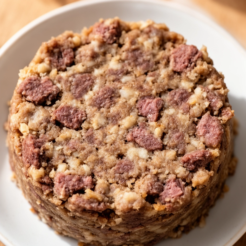 Homemade Dog Cake With Meat illustration