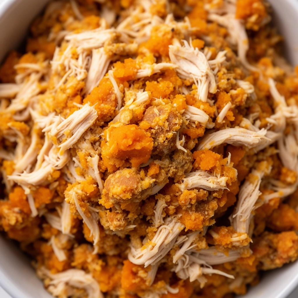 Homemade Chicken and Pumpkin Dog Food Recipe illustration