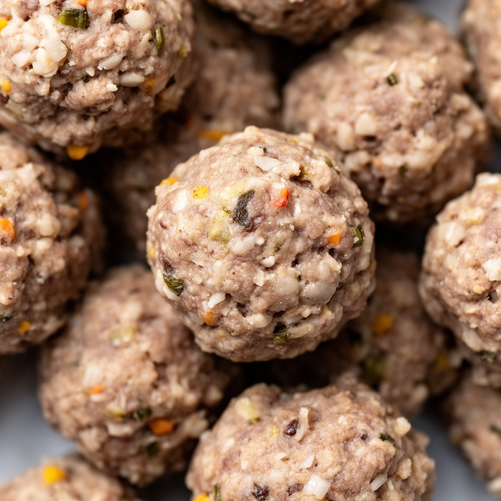 Homemade Meatballs for Dogs Recipe illustration