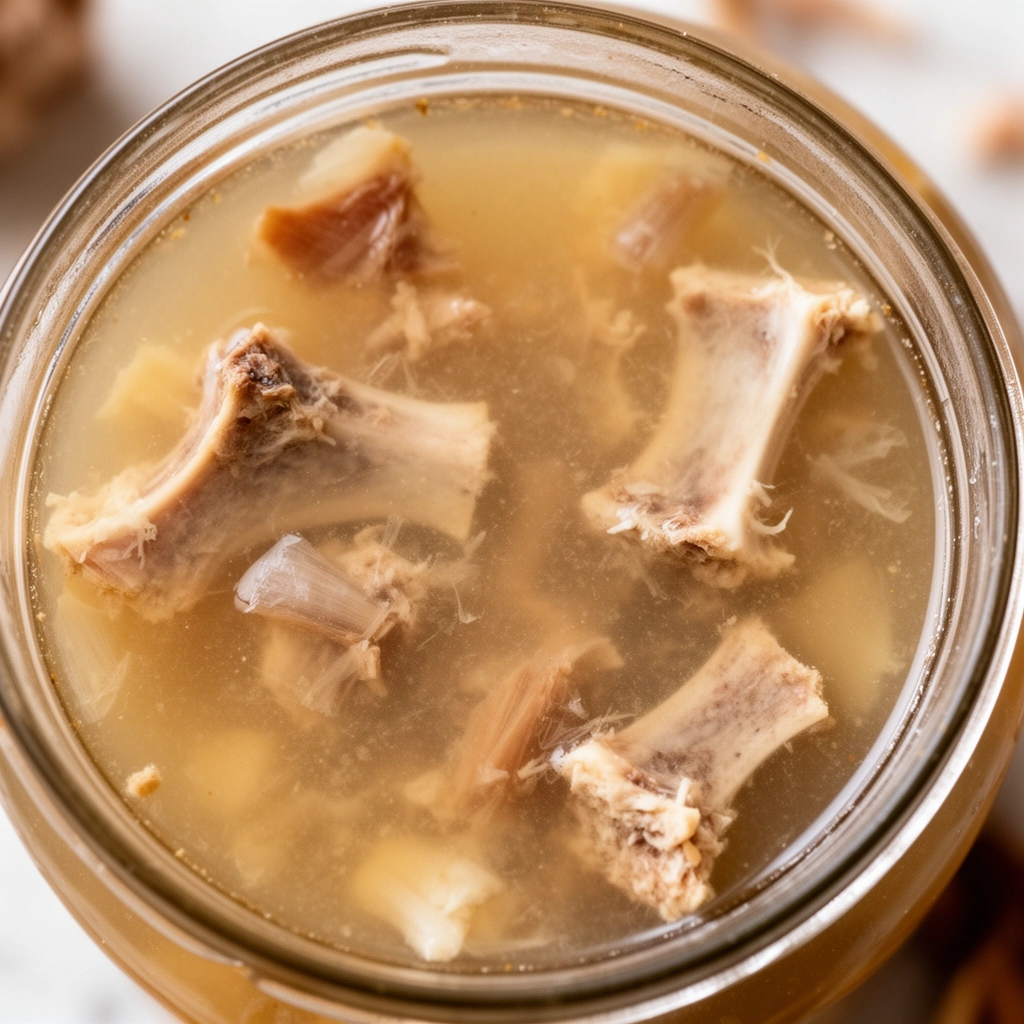 Homemade Bone Broth For Dogs illustration
