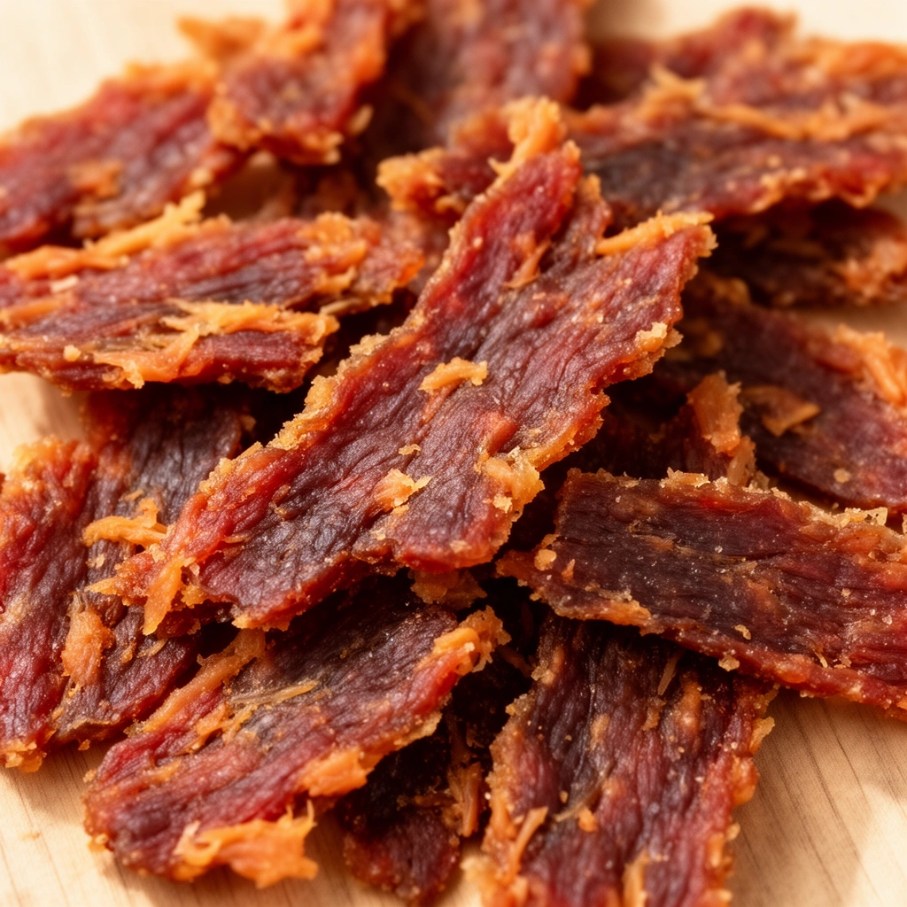 Homemade Dehydrated Chicken Jerky for Dogs illustration