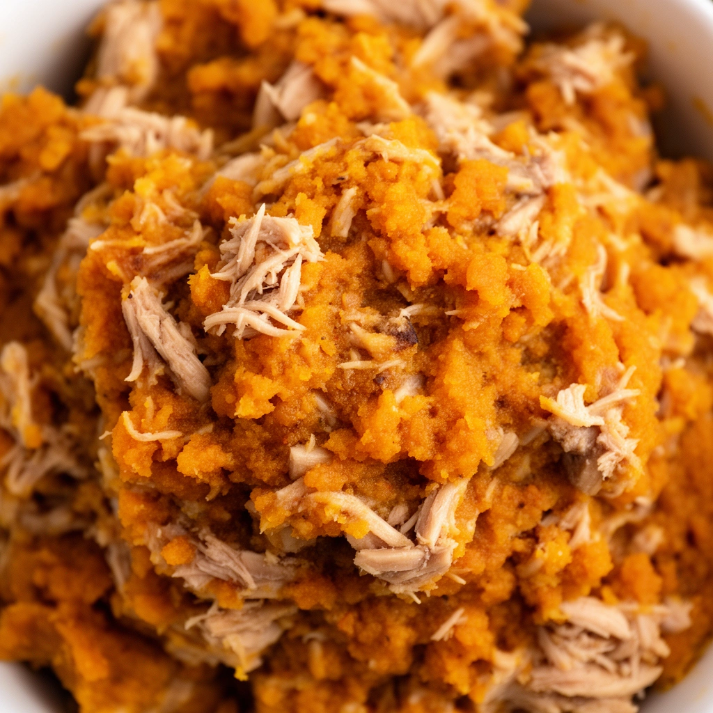Homemade Pumpkin and Turkey Dog Food Recipe illustration