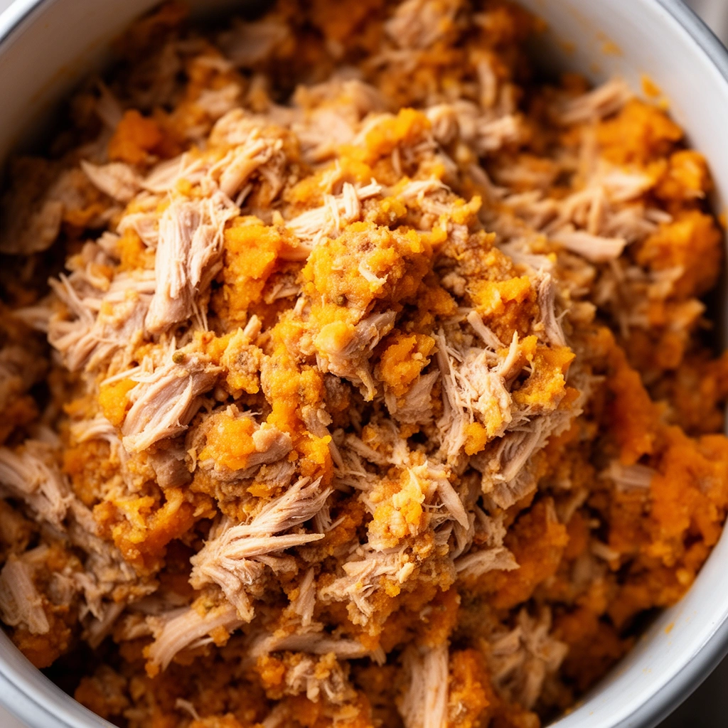 Homemade Pumpkin and Turkey Dog Food Recipe illustration