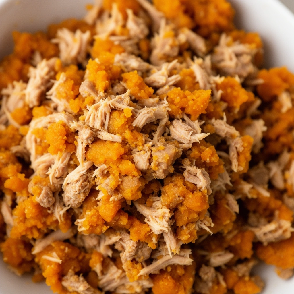 Homemade Pumpkin and Turkey Dog Food Recipe illustration