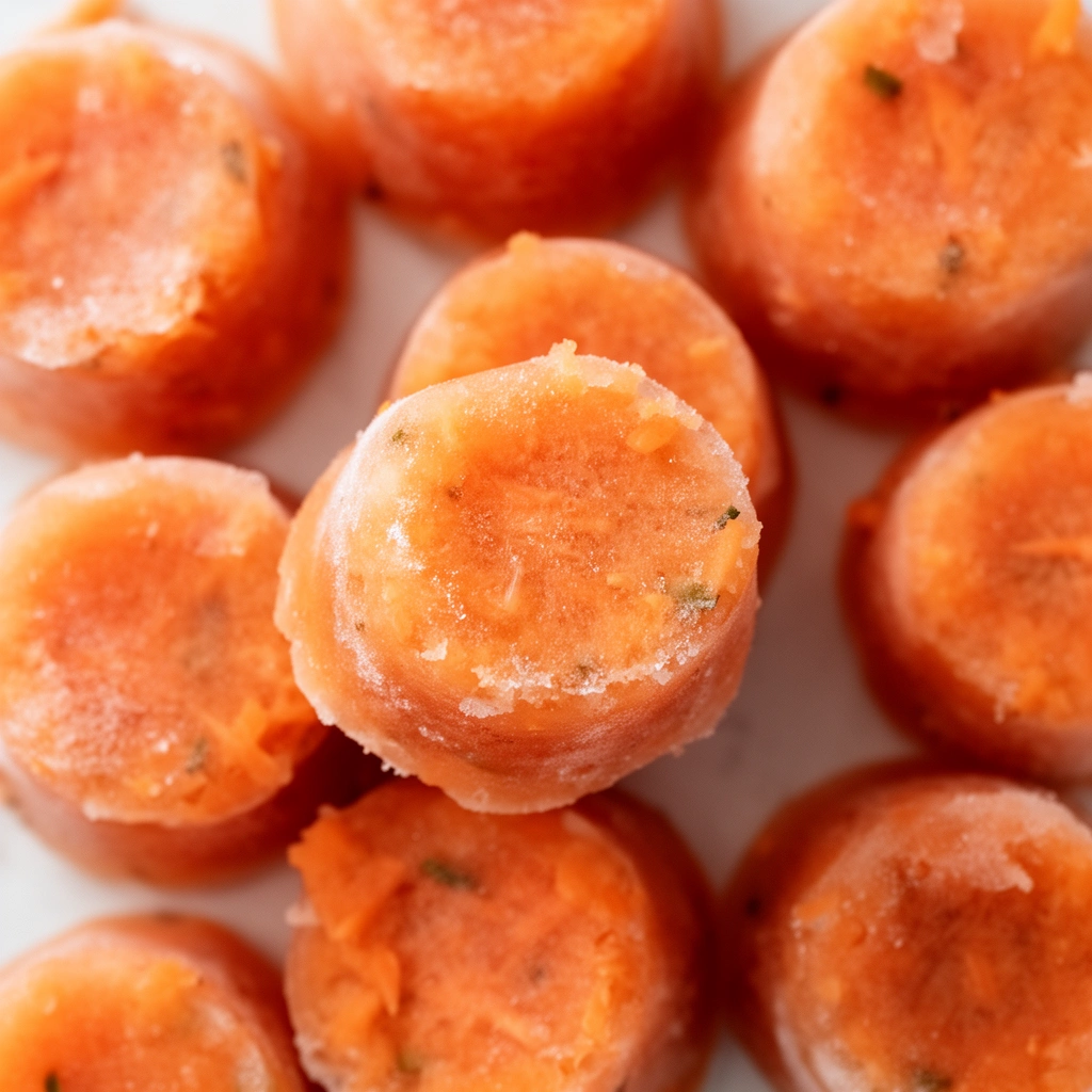 Homemade Frozen Carrot Dog Treats: A Refreshing and Healthy Snack illustration