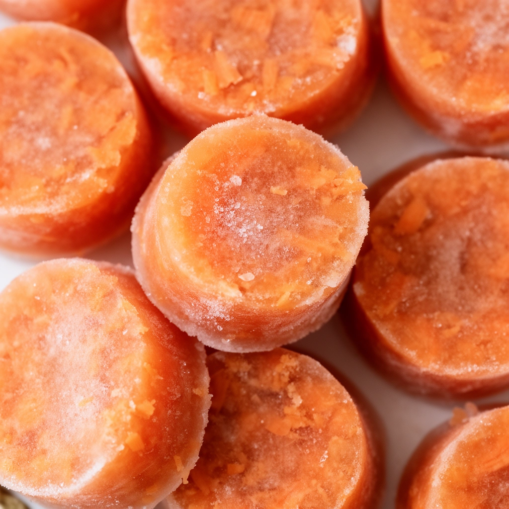 Homemade Frozen Carrot Dog Treats: A Refreshing and Healthy Snack illustration