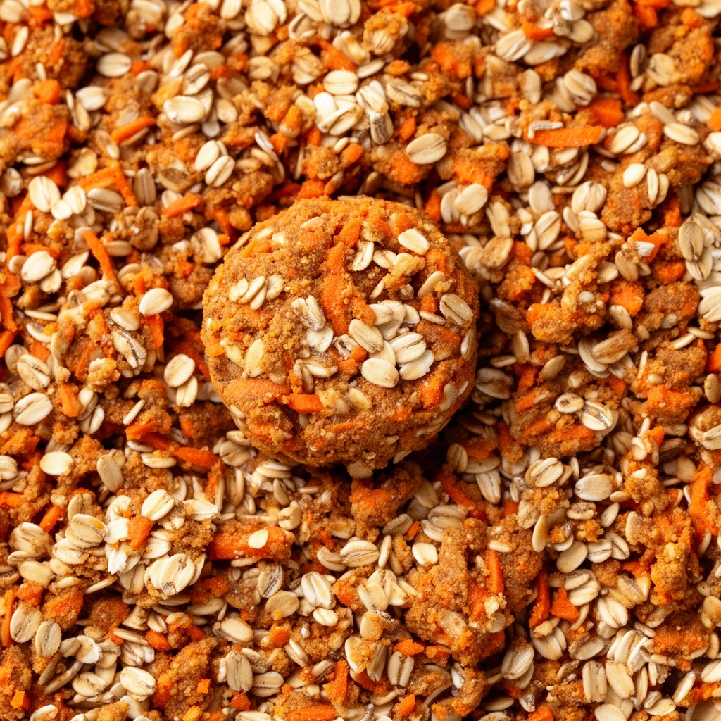 Homemade Carrot Oat Dog Treats Recipe illustration