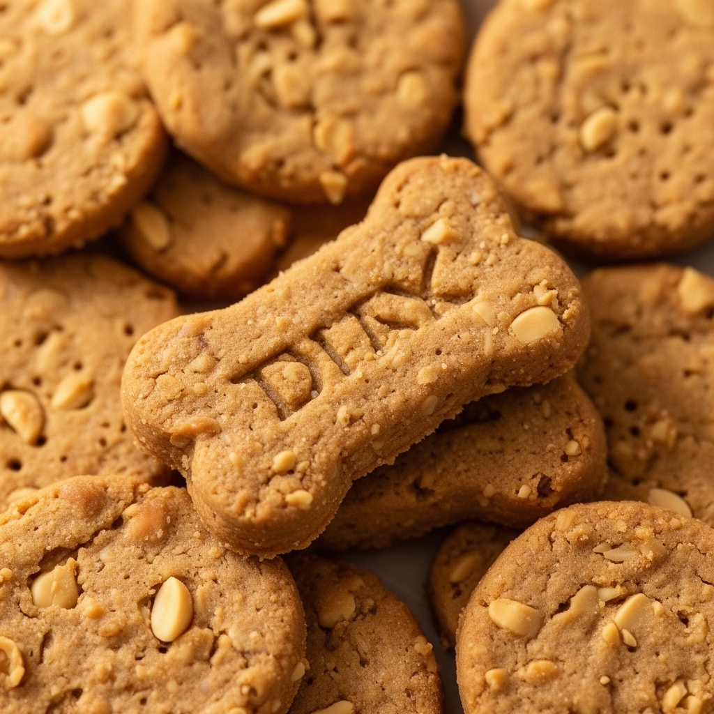 Peanut Butter Dog Biscuits illustration