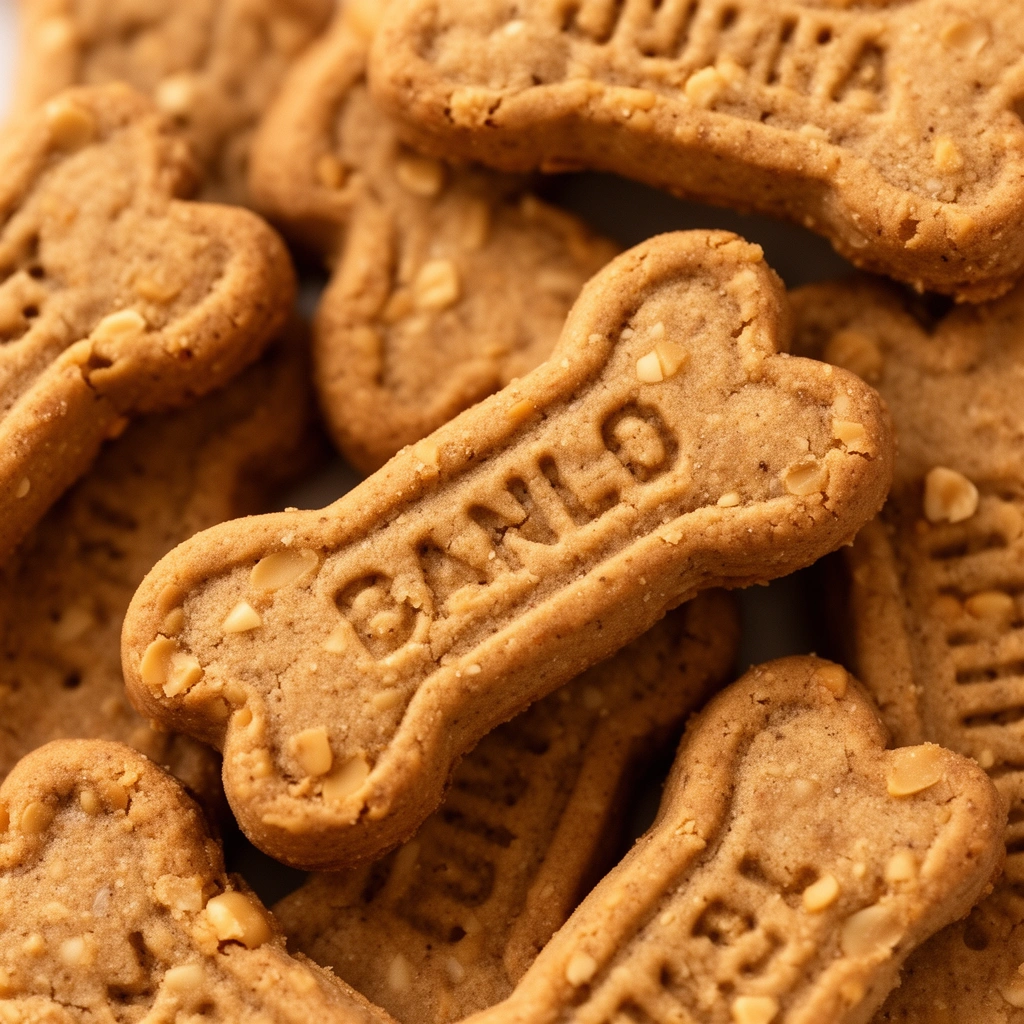 Peanut Butter Dog Biscuits illustration